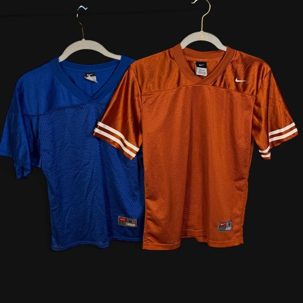 Nike Boy's Football Jersey Lot of 2 Size Medium